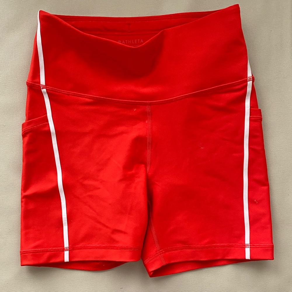 Athleta Bike Shorts with pockets